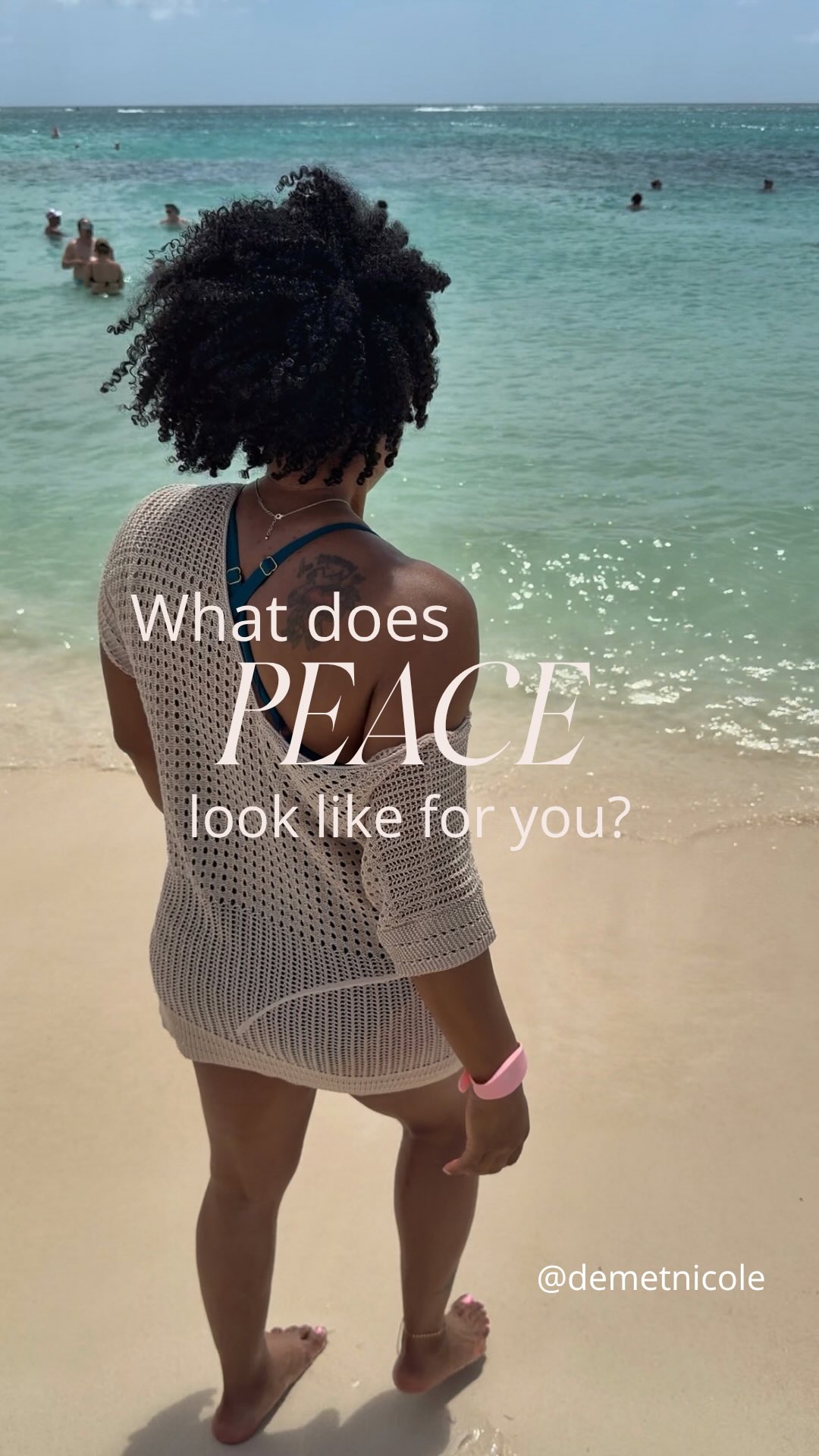 For me, peace has always sounded a lot like the ocean.
Something about the waves, the open water, and having nowhere to rush to always helps me slow down and breathe a little deeper.
What does peace look like for you right now?
•
•
•
•
#OceanTherapy #TravelReflections #IntentionalLiving #PureEssenceGetaways #BeachPlease